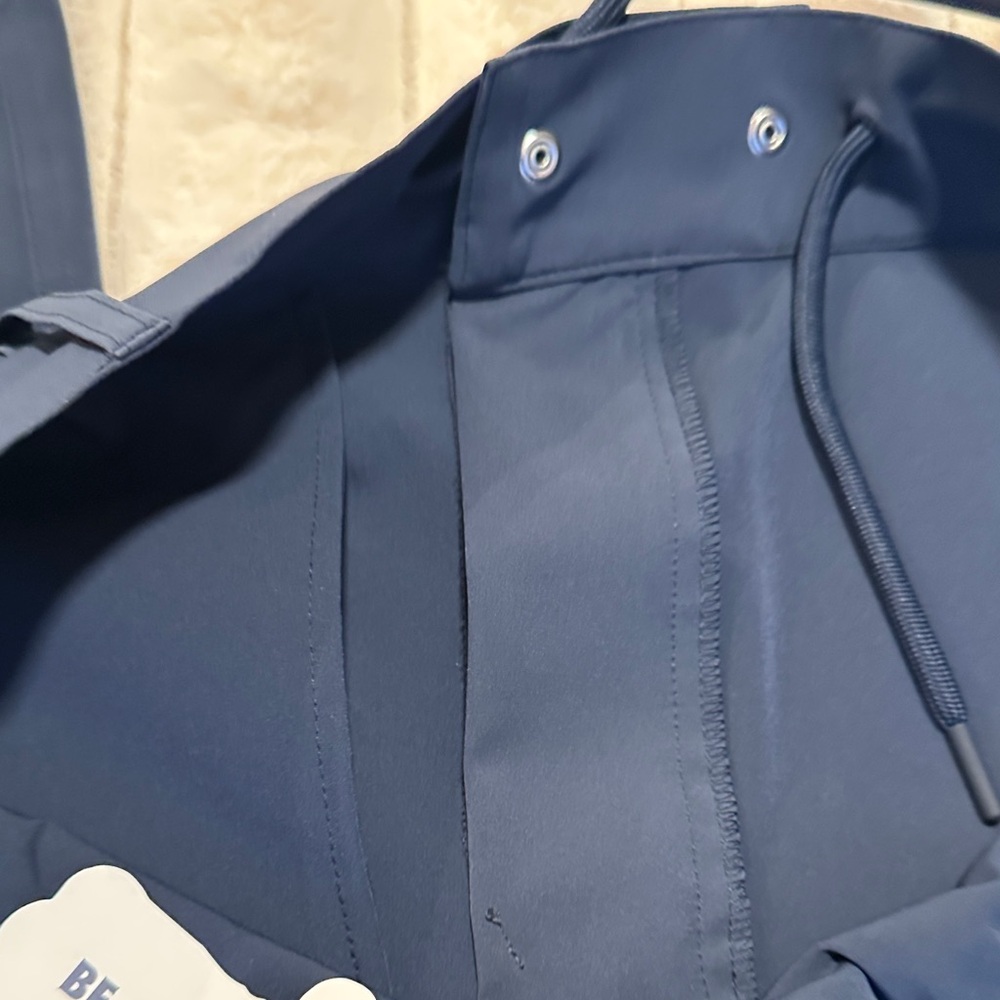 Men's Navy Jogger Pants - Picture 5 of 5